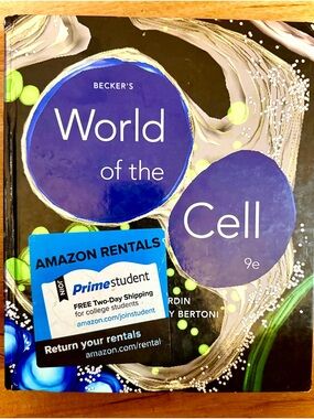 Becker’s World of the Cell 9e Hard Cover Cell Science Biology Textbook